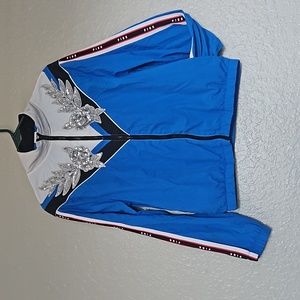 Vintage Victoria's Secret PINK Sparkly Appliqued  Light Wight Windbreaker Jacket